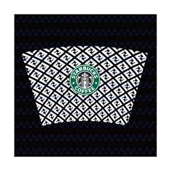 fendi starbucks cup svg, trending svg, fendi starbucks cup, fendi starbucks svg, starbucks wrap svg, fendi wrap svg, sta