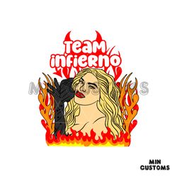 Team Infierno Santa Wendy Funny SVG For Cricut Files