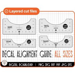 tshirt ruler svg bundle, tshirt alignment tool printable, design placement guide, cricut file, tshirt ruler template, ts