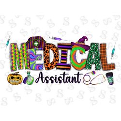 medical assistant halloween png, medical assistant, halloween nurse, nurse, happy halloween png, spooky,digital download