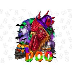halloween boo rooster png sublimation design,halloween pumpkin png,halloween chicken png,halloween background png,boo ro