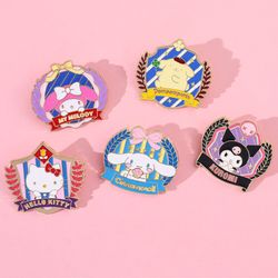 hot animals brooches cute rabbit dog kt cat enamel lapel pins badges on backpack fashion jewelry
