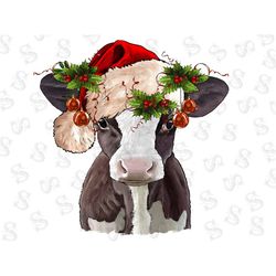 baby calf santa png sublimation,christmas png,baby calf png,animals png,calf animals png,baby calf santa png,christmas g