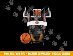 doberman basketball dog lovers basketball player  png, sublimation copy