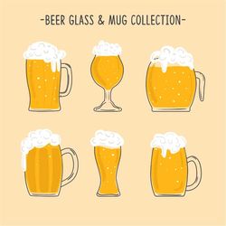 beer mug svg bundle, beer glass svg bundle, beer stein, alcohol svg bundle, beer clipart bundle, drinking svg bundle, di