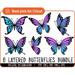 butterfly svg bundle, butterfly outline svg, butterfly svg layered, butterfly silhouette, butterfly svg file for cricut,