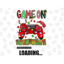 game on christmas png, gamer quote png, christmas gamer png sublimation design,merry christmas png - scottturpin