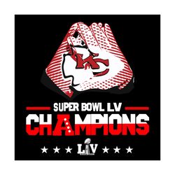 KC Super Bowl LV Champion Svg, Sport Svg, Kansas City Chiefs Svg, Kansas City Chiefs Logo Svg, Kansas City Chiefs Team S