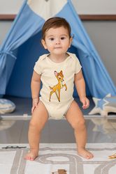 disney bambi shirt, cute bambi baby onesie, magic kingdom kids tshirt, disney world trip toddlers outfit, disneyland vac