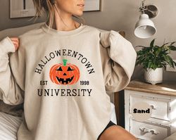 halloweentown university shirt, est 1998 sweatshirt, halloween party hoodie, fall t-shirt, happy halloween outfit, hallo