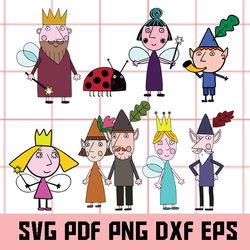ben and holly little kingdom clipart, ben and holly little kingdom digital clipart, ben and holly little kingdom svg