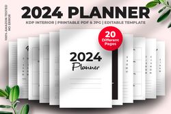 2024 planner kdp interior