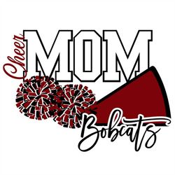 bobcats cheer mom svg/png