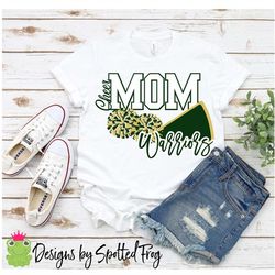 warriors cheer mom svg/png