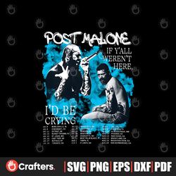 Vintage Post Malone 2023 Tour PNG Sublimation Download