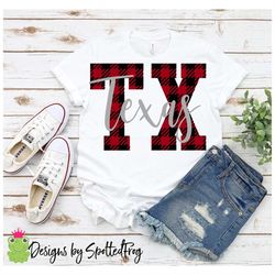 texas buffalo plaid svg/png