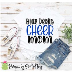 blue devils cheer mom svg/png