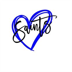 saints heart svg