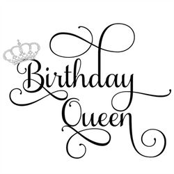 birthday queen crown svg/png