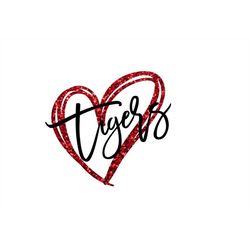 tigers heart svg