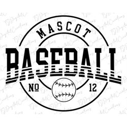 baseball svg, mascot svg, baseball team svg, number svg, digital downloads, team spirit svg, sports svg, game day svg, s