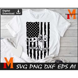 american men water polo svg, water polo svg, patriotic us flag svg - vector, cricut, cnc, sticker/vinyl cut file, for t-