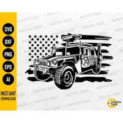 us army humvee svg | usa military svg | american truck shirt sticker flag | cricut silhouette cut file clipart vector di