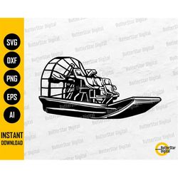 airboat svg | river svg | sea svg | pond lake boat swamp motorboat ship water vehicle | cut files printable clip art dig