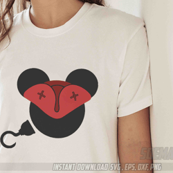 magical mickey mouse pirates hat adventure  svg printable compatible with cricut