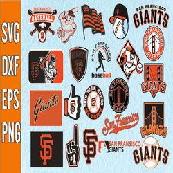 bundle 22 files san francisco giants baseball team svg, san francisco giants svg, mlb team  svg, mlb svg, png, dxf, eps,