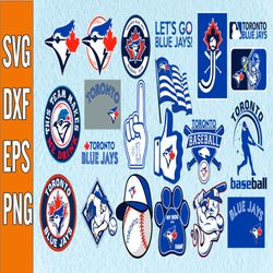 bundle 21 files toronto blue jays baseball team svg, toronto blue jays svg, mlb team  svg, mlb svg, png, dxf, eps, jpg,
