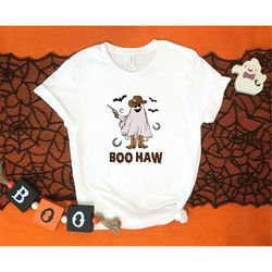 boo haw shirt, western shirt, happy halloween shirt, halloween party gift shirt, halloween womens shirt, western ghosts