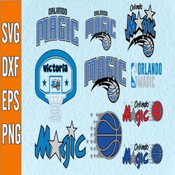 bundle 19 files orlando magic basketball team svg, orlando magic svg, nba teams svg, nba svg, png, dxf, eps, instant dow
