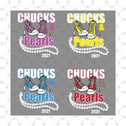 chucks and pearls 2021 svg bundle, trending svg, kamala harris svg, vp 2021 svg, madam vp svg, chucks and pearls, conver