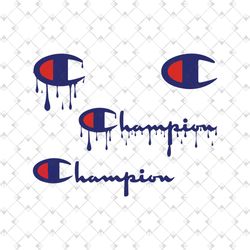 dripping champion logo svg bundle, trending svg, champion logo svg, champion brand svg, champion fashion svg, brand logo