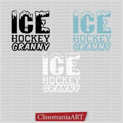 ice hockey granny svg, ice hockey svg, ice hockey lover svg, game day svg, granny shirt svg, sports granny svg, ice hock