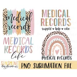 medical records sublimation png, medical records bundle sublimation file, medical shirt png design - guerillacynthia