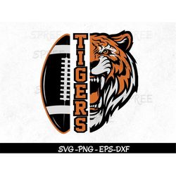 tigers svg, tigers face svg, tigers football team svg, tigers school mascot svg, go tigers svg us football team logo svg