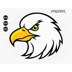 eagle svg, eagle png, eagle face svg, eagle mascot svg, eagle football svg, eagles school pride svg files for cricut, ea