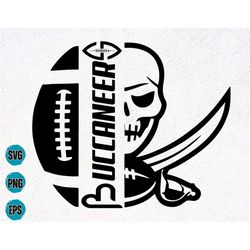 buccaneer svg png, go buccaneer svg, buccaneer pride svg tumbler design, buccaneer mascot svg, football school team svg,