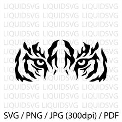 tiger eyes svg,tiger face svg,leopard svg,cheetah svg,wildcat svg cutfile for cricut svg silhouette eps, svg, pdf, png,