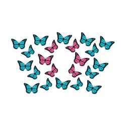 Butterfly Starbucks Full Wrap Svg, Trending Svg, Starbucks Wrap Svg, Full Wrap Starbucks Svg, Starbucks Cup Svg, Starbuc