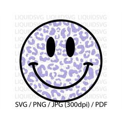 leopard happy face svg,leopard smiley face svg smiley print png svg dxf ai eps jpg cheetah smiley face smiley face svg c