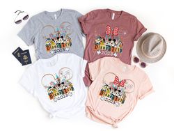 2023 Disney Trip T-Shirt, Adults Kids Disneyland Disneyworld Trip Shirt, Minnie Mickey & Friends Matching Family Disney