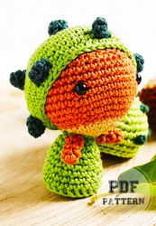 crochet chestnut doll amigurumi pdf pattern