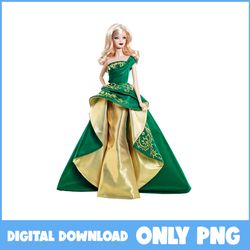 barbie collector 2011 holiday doll png, barbie png, barbie movie png, cartoon png - instant download