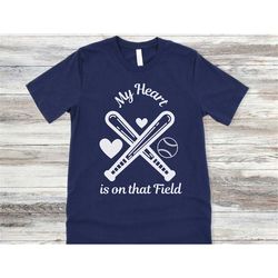 my heart is on that field svg, svg files for cricut, baseball dad svg, svg for shirts, baseball mom png, retro dad png,