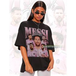 lionel messi shirt, messi miami shirt, football soccer shirt, classic 90s graphic tee, unisex, vintage bootleg, gift