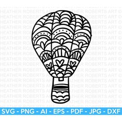 hot air balloon svg, air craft svg,  hot air balloon clipart, air balloon svg, doodle svg, pattern svg, adventure svg, c