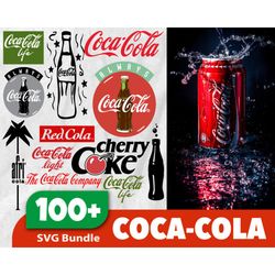 coca cola svg cut file bundle dxf png  100 /